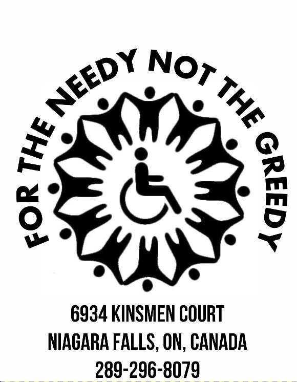 For The Needy - Not The Greedy Logo